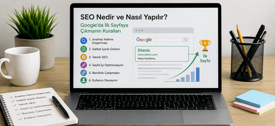 SEO Nedir ve Nasıl Yapılır? Google'da İlk Sayfaya Çıkmanın Kuralları